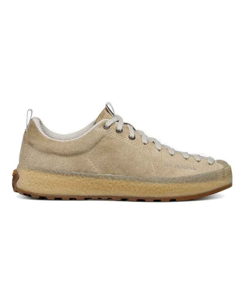 Scarpa Mojito Wrap suede lace-up sneakers - Nude Nude
