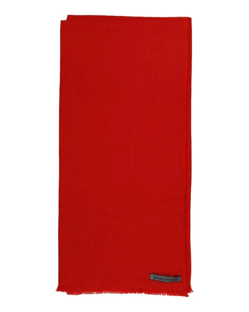 Denis Colomb Kasumi fringed scarve - Rot Rot