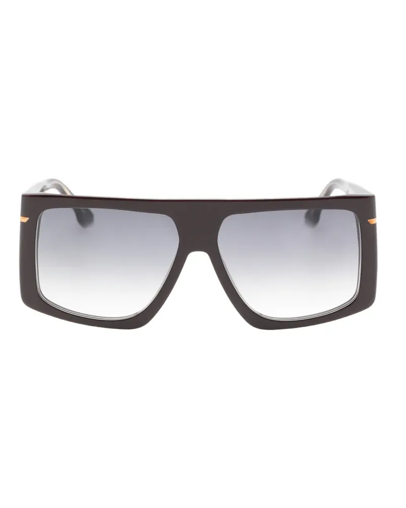 Victoria Beckham Sonnenbrille im Oversized-Look - Rot Rot