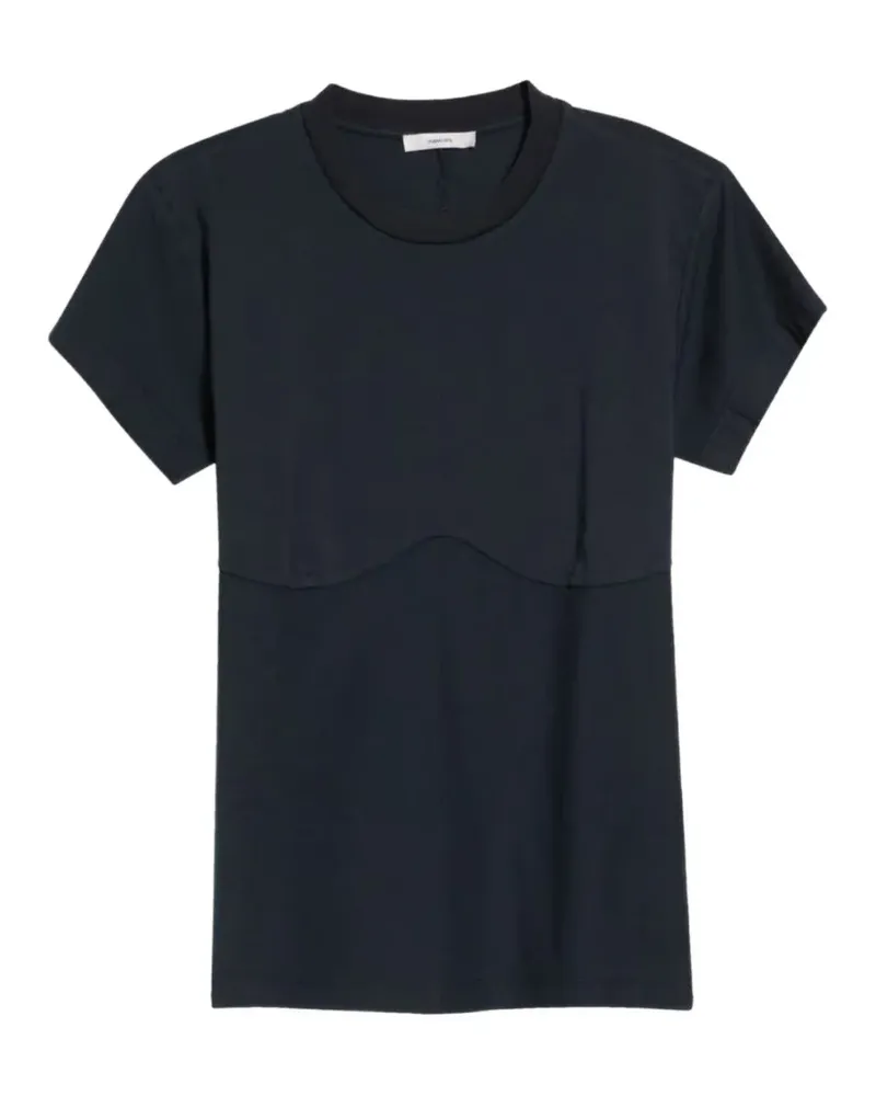 Haikure Albie panelled T-shirt - Blau Blau