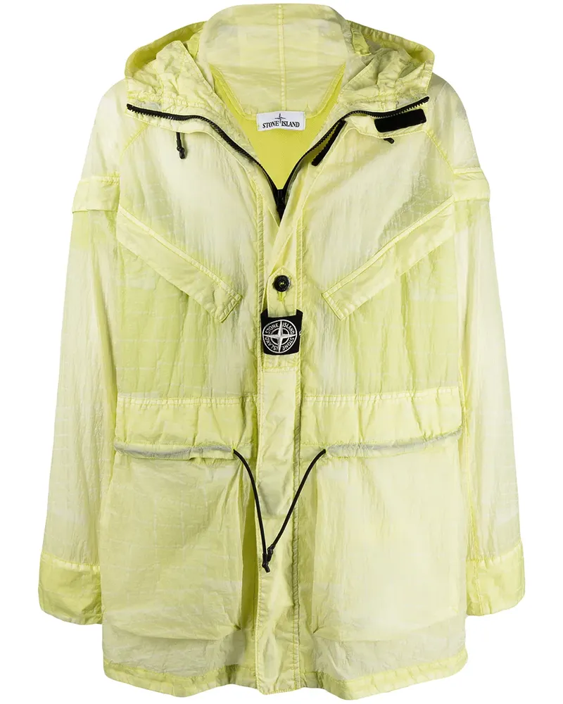 Stone Island Reflektierender Parka - Gelb Gelb