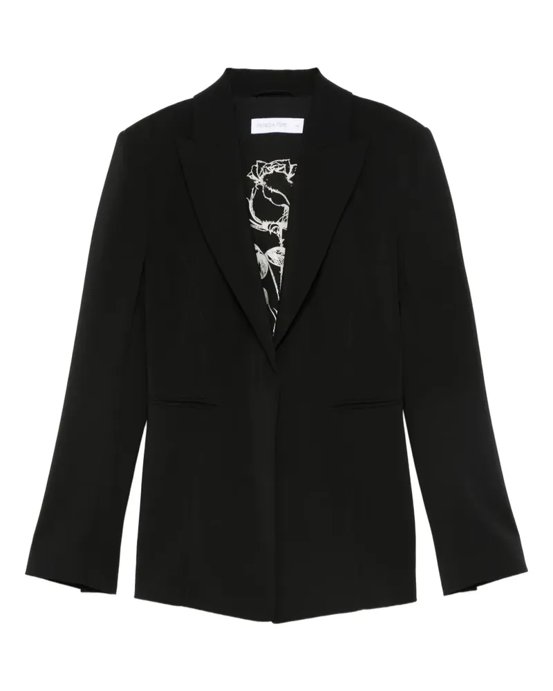 Patrizia Pepe Blazer aus Krepp - Schwarz Schwarz
