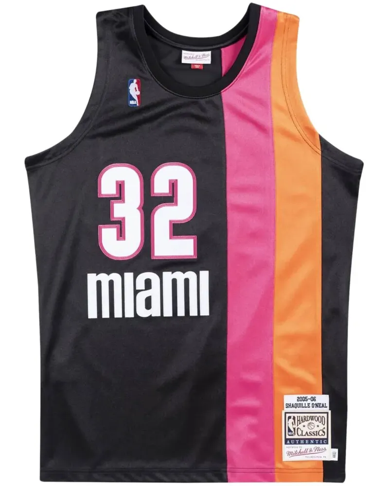 Mitchell & Ness NBA Miami Heat 2005-06 Shaq O'Neal Trikot - Schwarz Schwarz