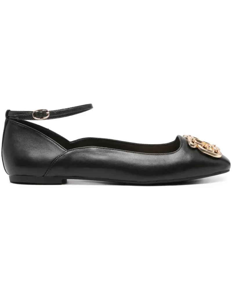Liu Jo Ballerinas mit Knöchelband - Schwarz Schwarz