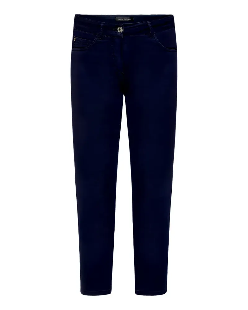 Betty Barclay cropped slim-fit jeans - Blau Blau