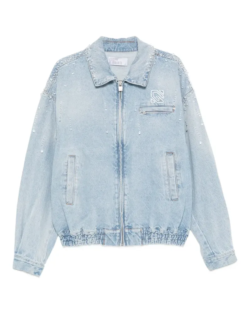 Giuseppe di Morabito Verzierte Bomberjacke - Blau Blau