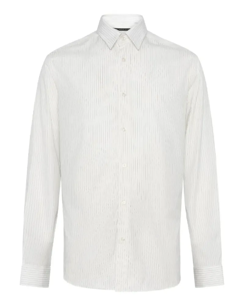 Low Brand striped shirt - Weiß Weiß