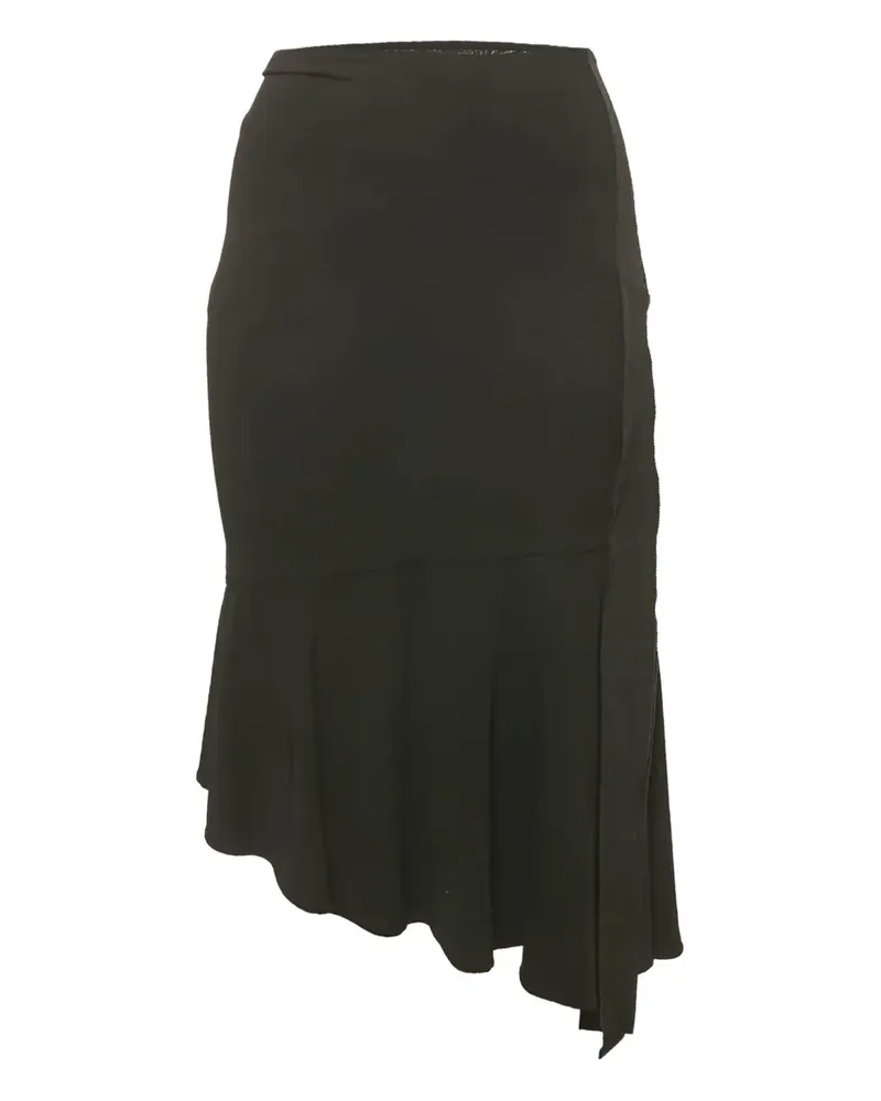 Roberto Cavalli Asymmetrischer Rock - Schwarz Schwarz