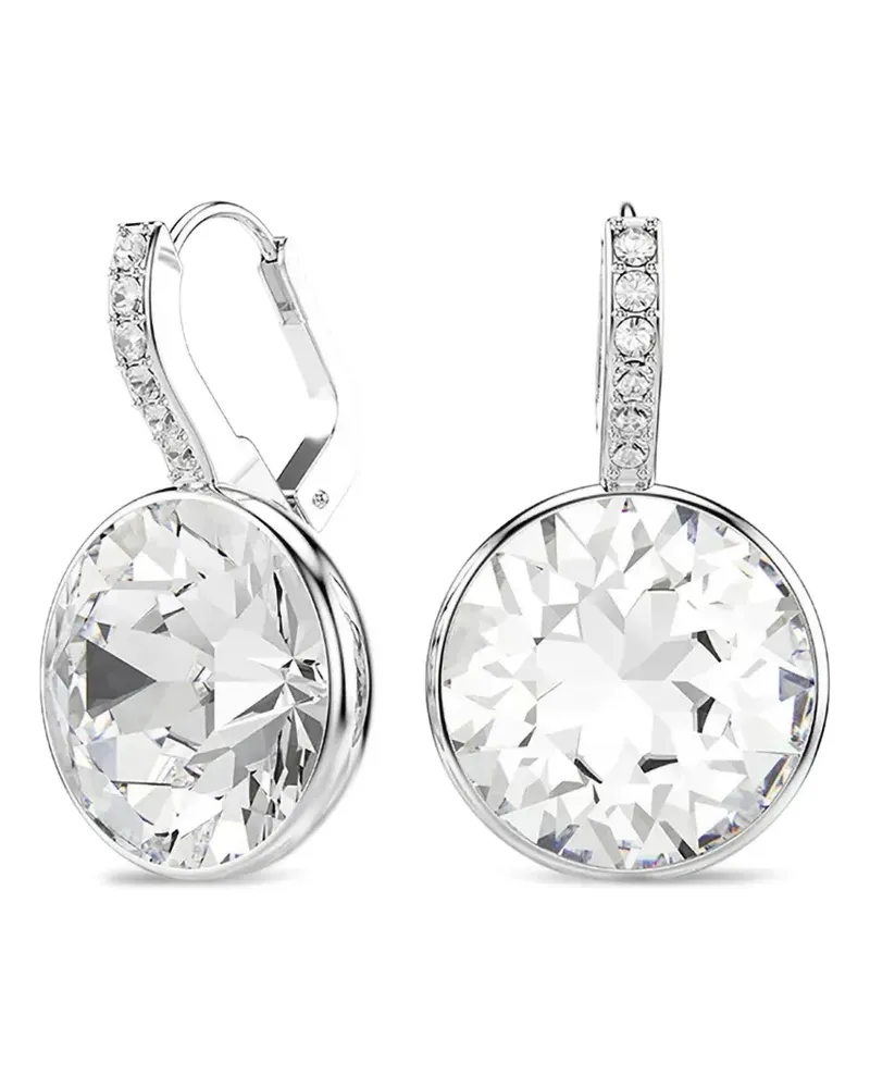 Swarovski Ohrringe mit Kristallen - Weiß Weiß