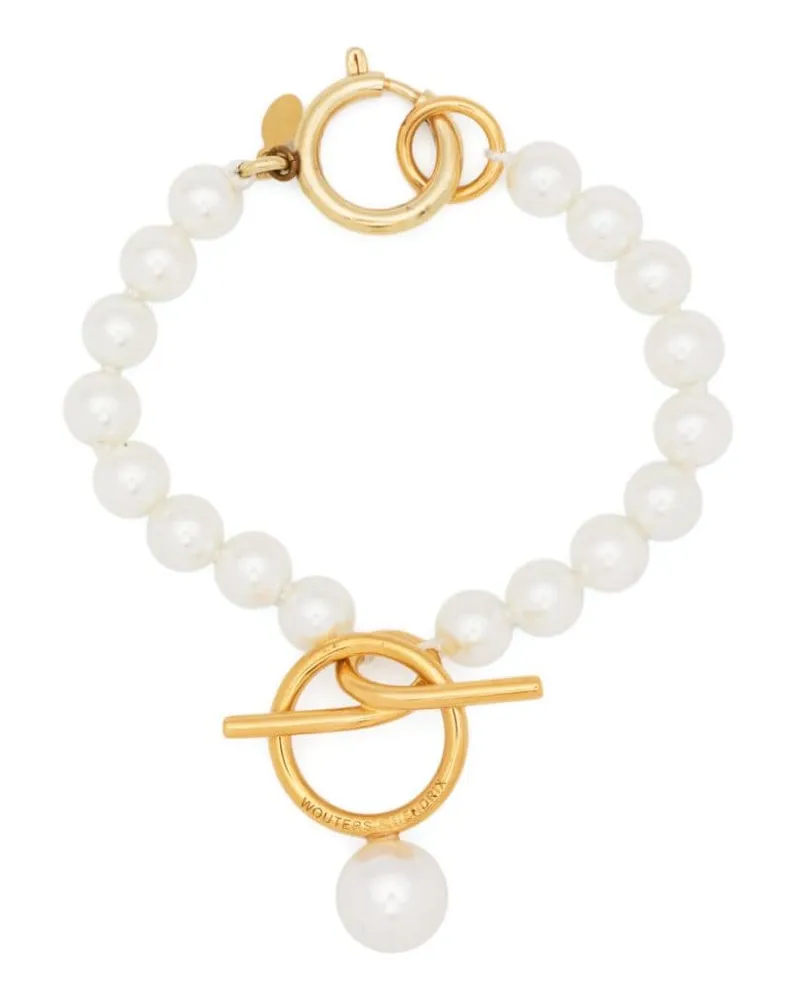 Wouters & Hendrix multifunctional pearl bracelet - Weiß Weiß