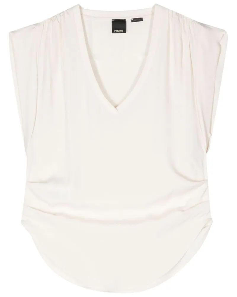 Pinko Top mit Raffungen - Nude Nude