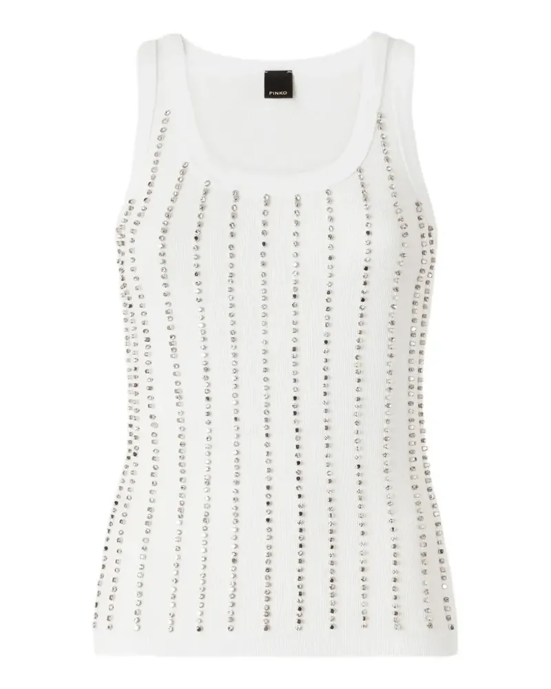 Pinko embellished top - Weiß Weiß