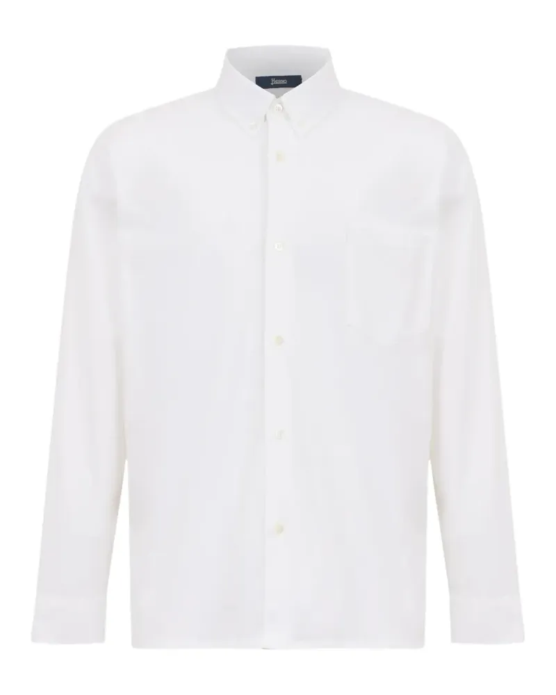 Herno jersey crepe shirt - Weiß Weiß