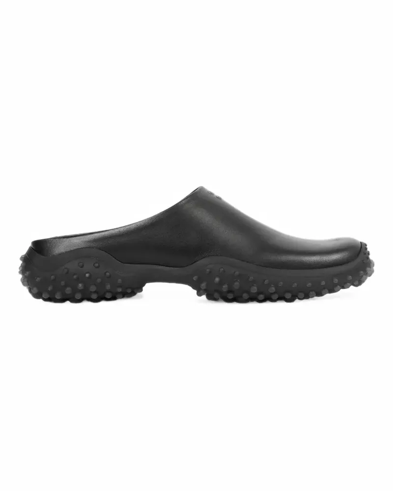 Miu Miu Mules mit gekörnter Sohle - Schwarz Schwarz