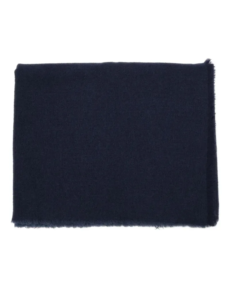 Destin fringed-detail scarf - Blau Blau