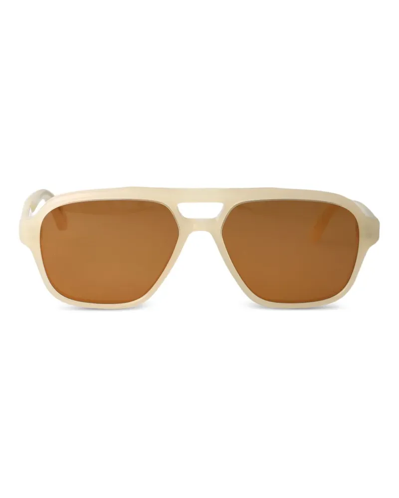 RETROSUPERFUTURE Maneval Pilotenbrille - Nude Nude