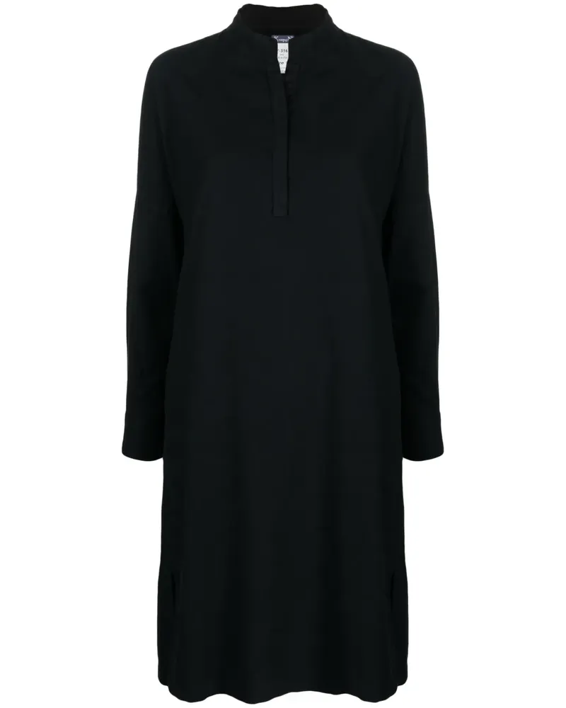 KristenseN Du Nord Hemdkleid mit langen Ärmeln - Schwarz Schwarz