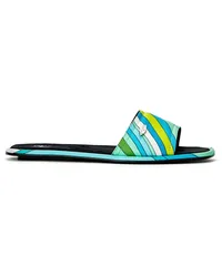 Emilio Pucci Mehrfarbige Yummy Sandalen Blau