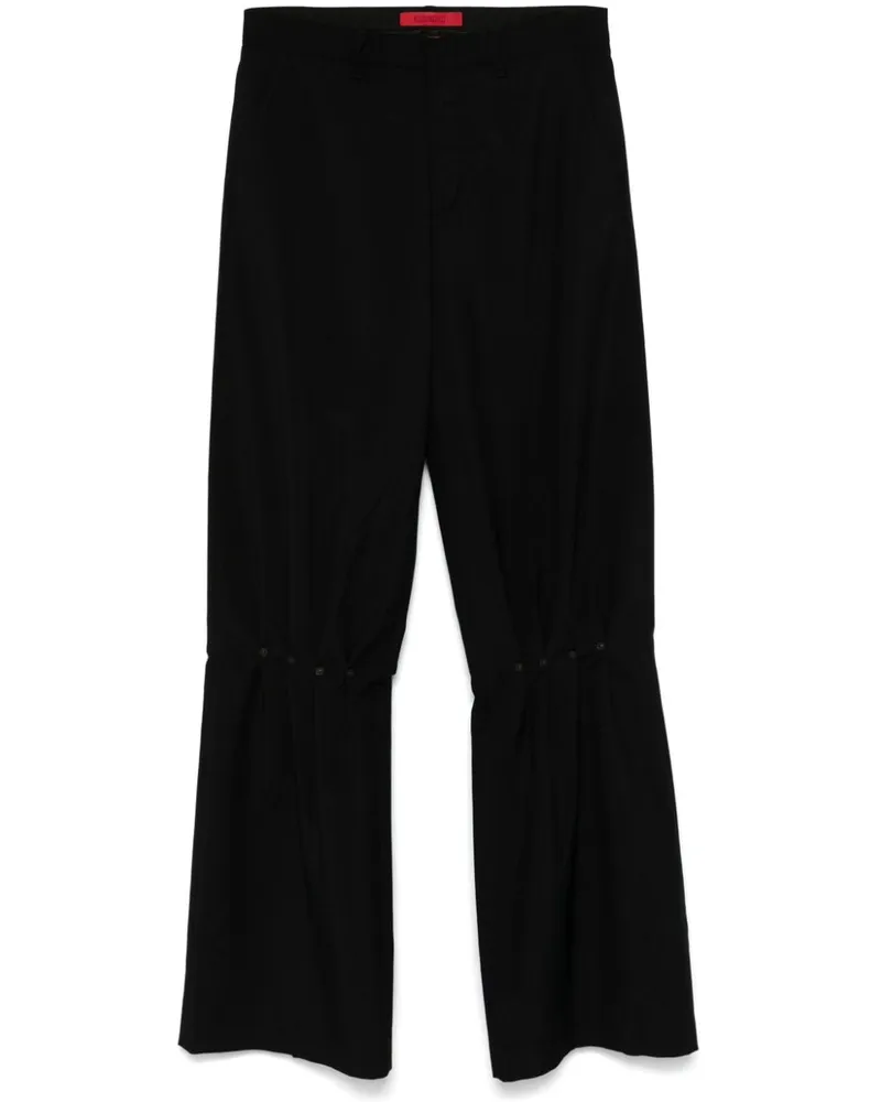 KUSIKOHC Hose mit Nieten - Schwarz Schwarz