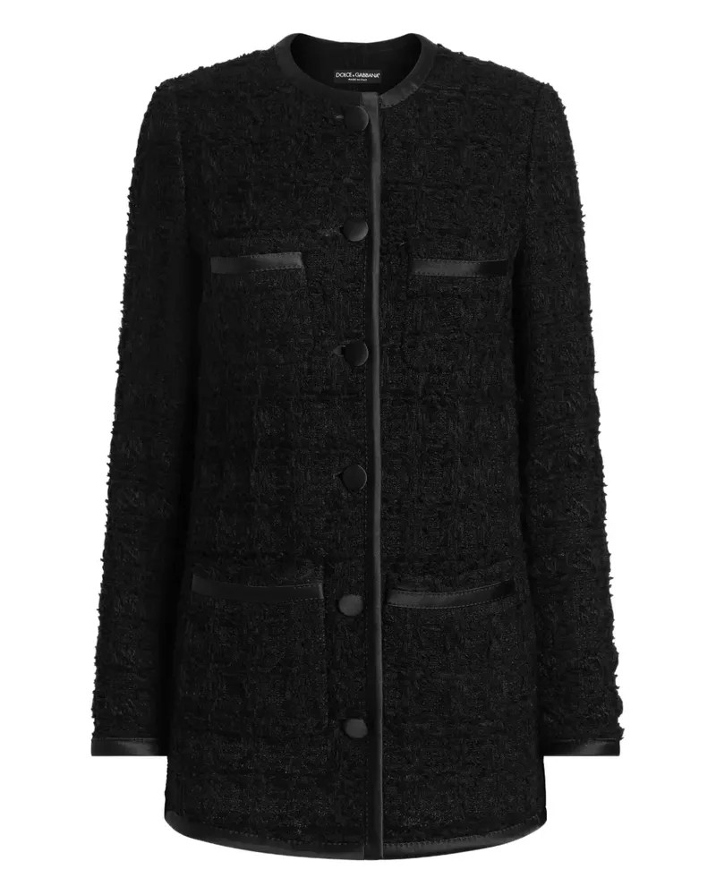 Dolce & Gabbana Jacke mit Knöpfen - Schwarz Schwarz