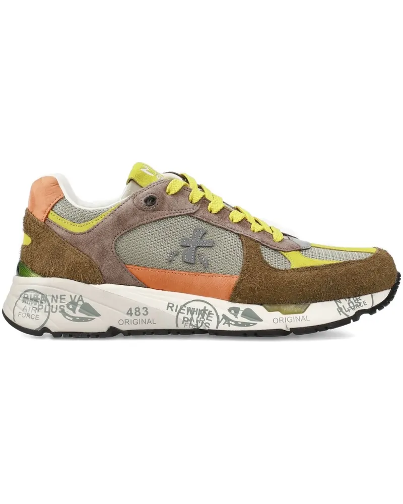 Premiata Mase 7867 panelled sneakers - Braun Braun