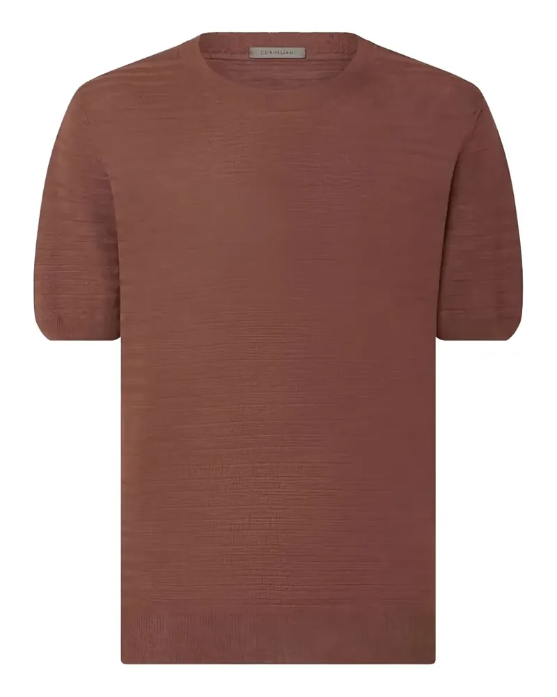 Corneliani Klassisches Langarmshirt - Braun Braun
