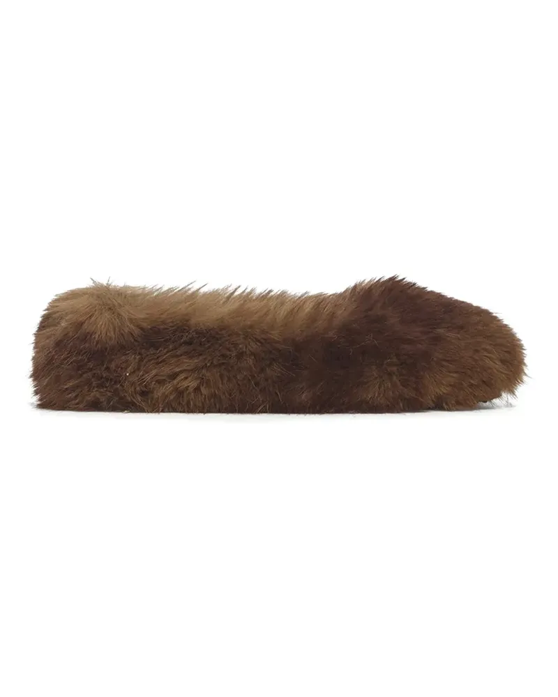 APPARIS Magda Slipper aus Faux Fur - Braun Braun