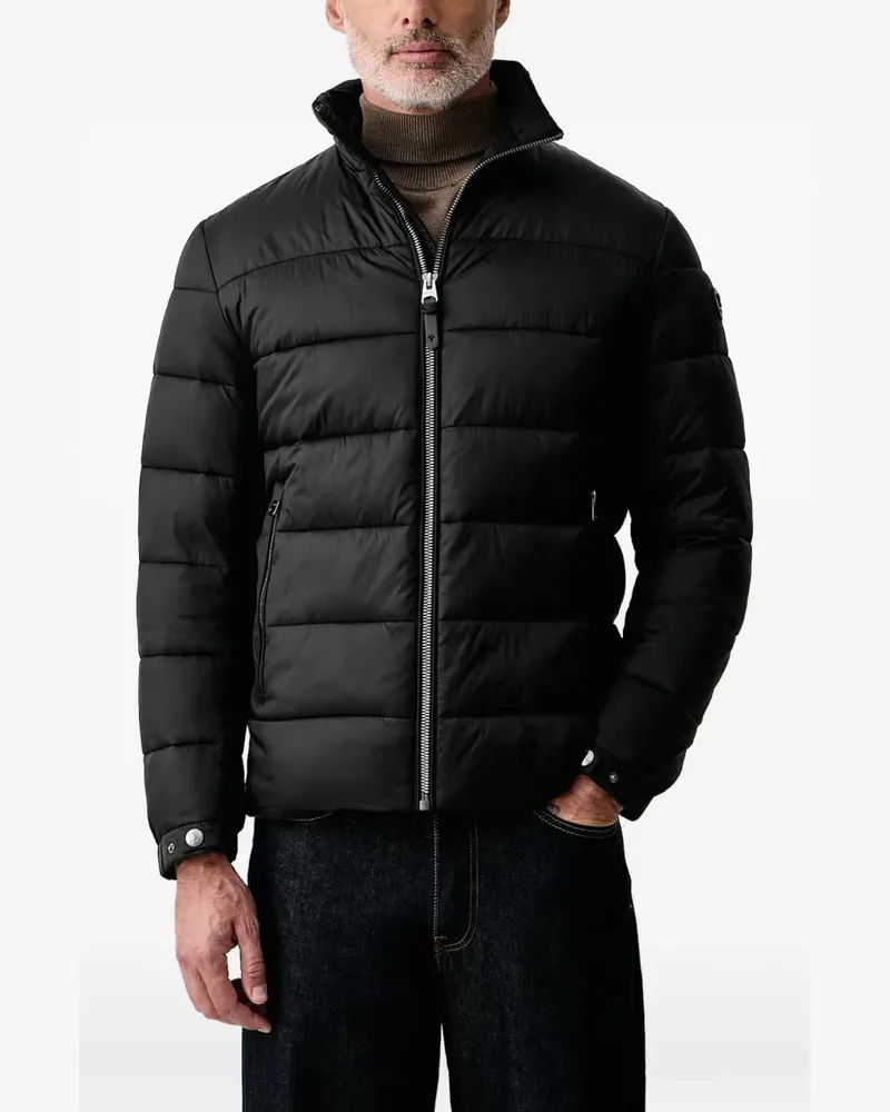 JOOP! quilted zip-up jacket - Schwarz Schwarz