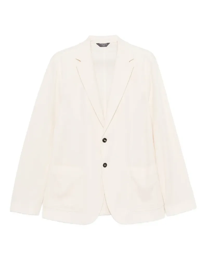 CIRCOLO 1901 pinstripe-pattern single-breasted blazer - Nude Nude