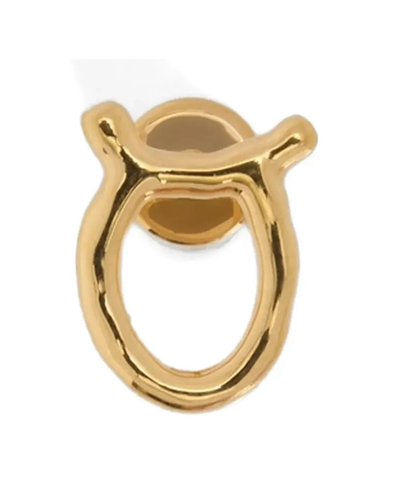 Jil Sander Zodiac sign single earring - Gold Gold