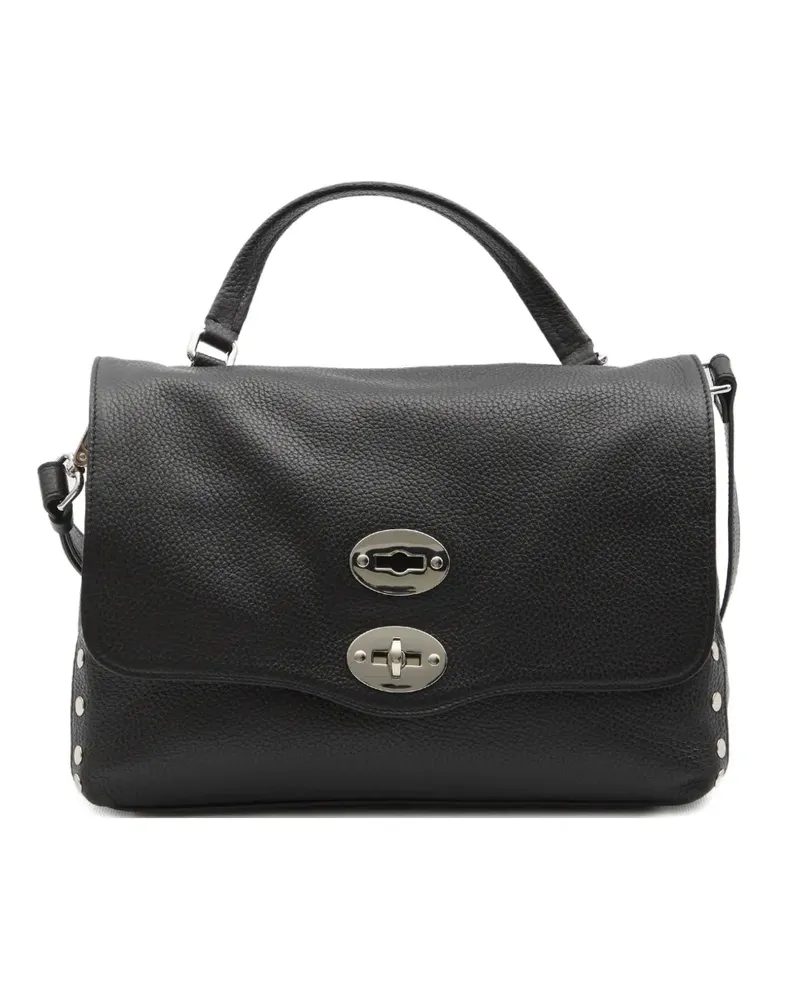 Zanellato Kleine Postina Handtasche - Schwarz Schwarz