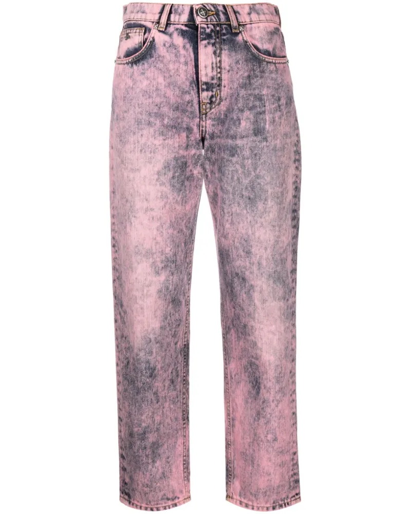 John Richmond Jeans mit geradem Bein Rosa