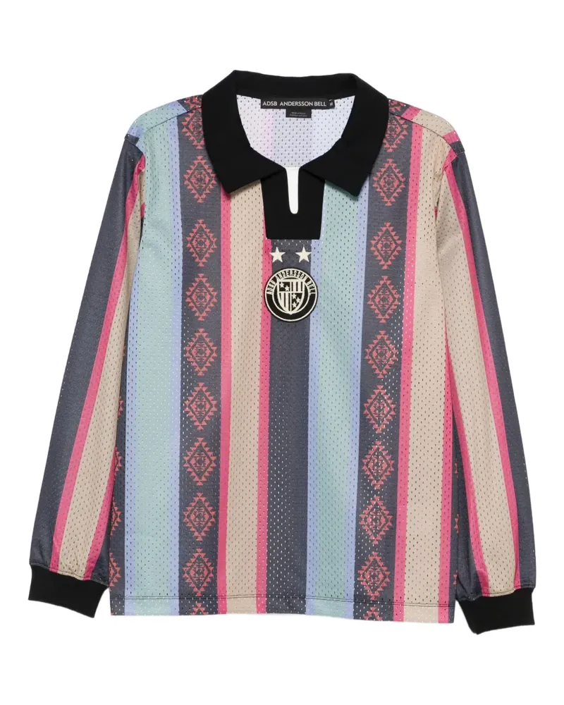 Andersson Bell Navajo Stripe T-Shirt - Schwarz Schwarz