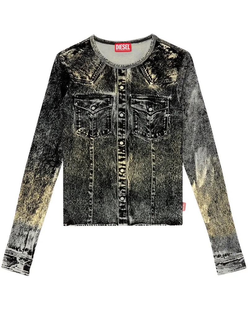 Diesel Axy T-Shirt - Grau Grau