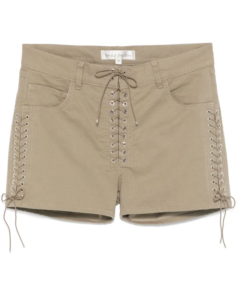 Ludovic de Saint Sernin Double Shorts mit Schnürung - Nude Nude