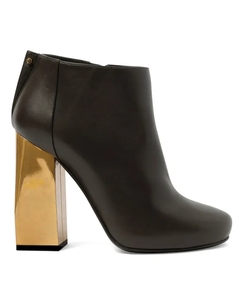Lanvin sculptural-heel ankle boots - Schwarz Schwarz