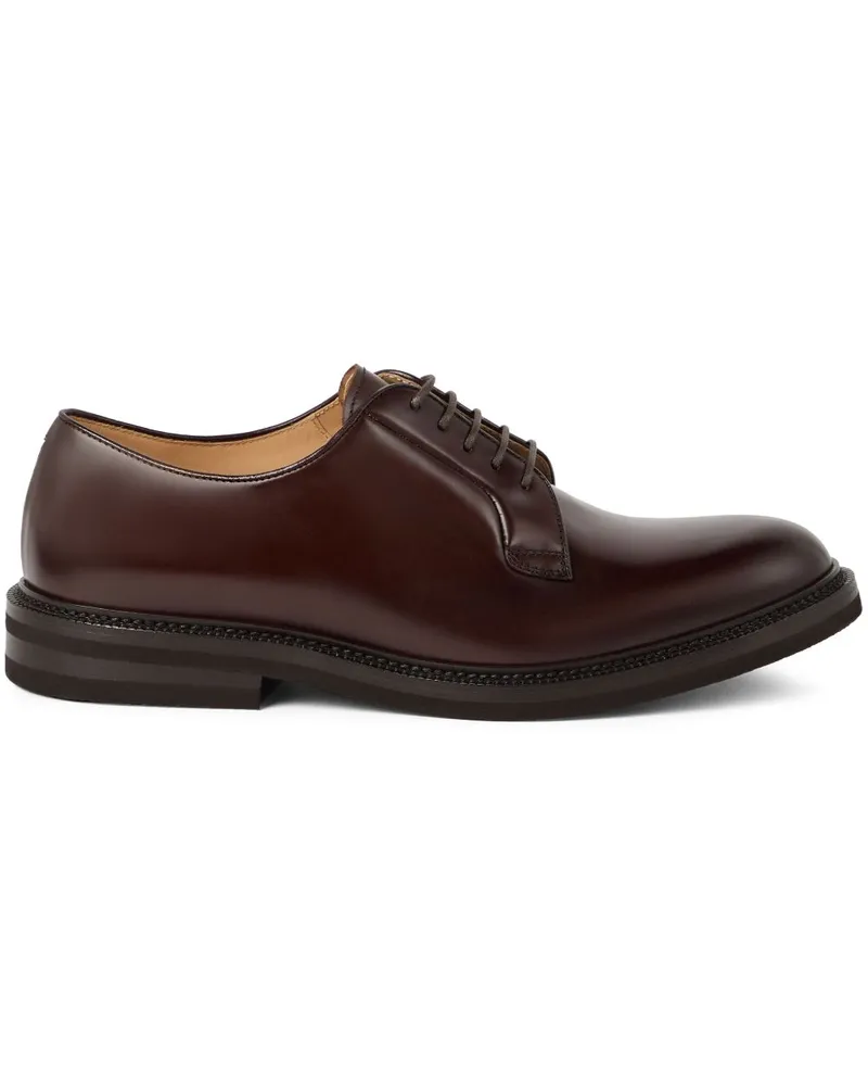 Brunello Cucinelli Derby-Schuhe mit Schnürung - Braun Braun