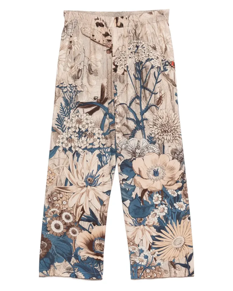 Biyan Hose aus Baumwolle - Nude Nude