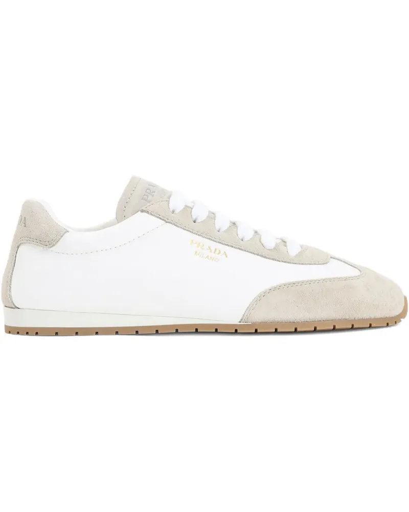 Prada Sneakers mit Schnürung - Nude Nude