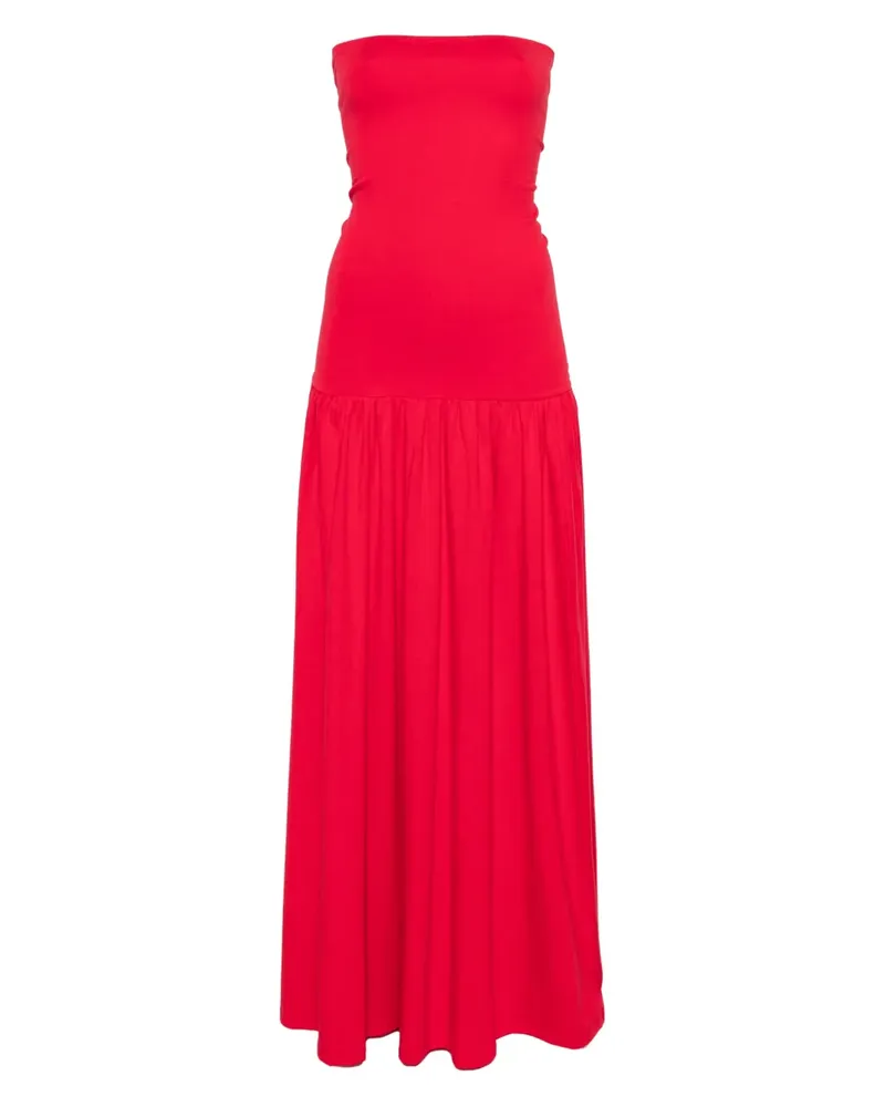 By Malene Birger Kleid aus Baumwollstretch - Rot Rot