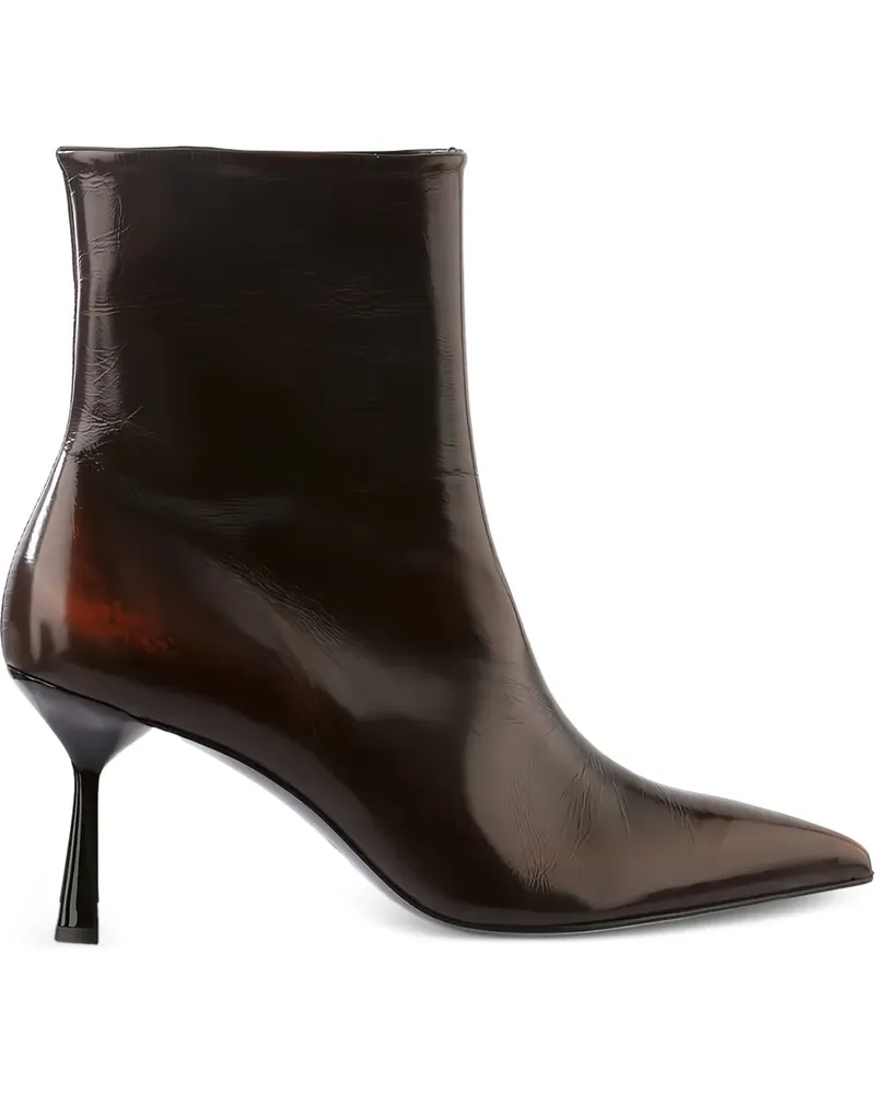 Högl Stiefeletten mit spitzer Kappe 80mm - Braun Braun