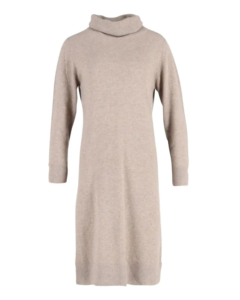N.Peal Midikleid mit Rollkragen - Nude Nude
