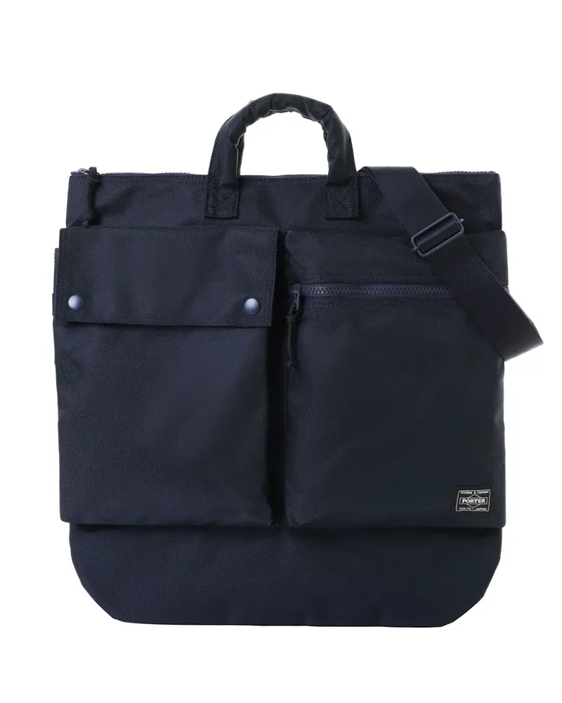 PORTER-YOSHIDA & CO pocket top-handle shoulder bag - Blau Blau