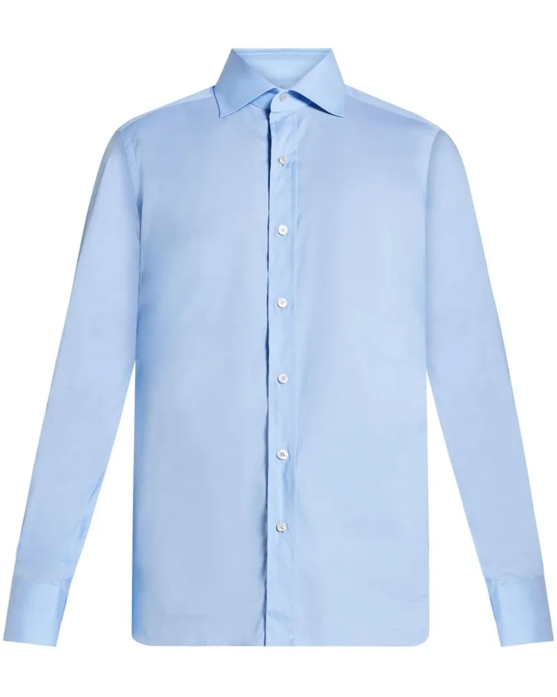 Tom Ford Hemd mit schmalem Schnitt - Blau Blau