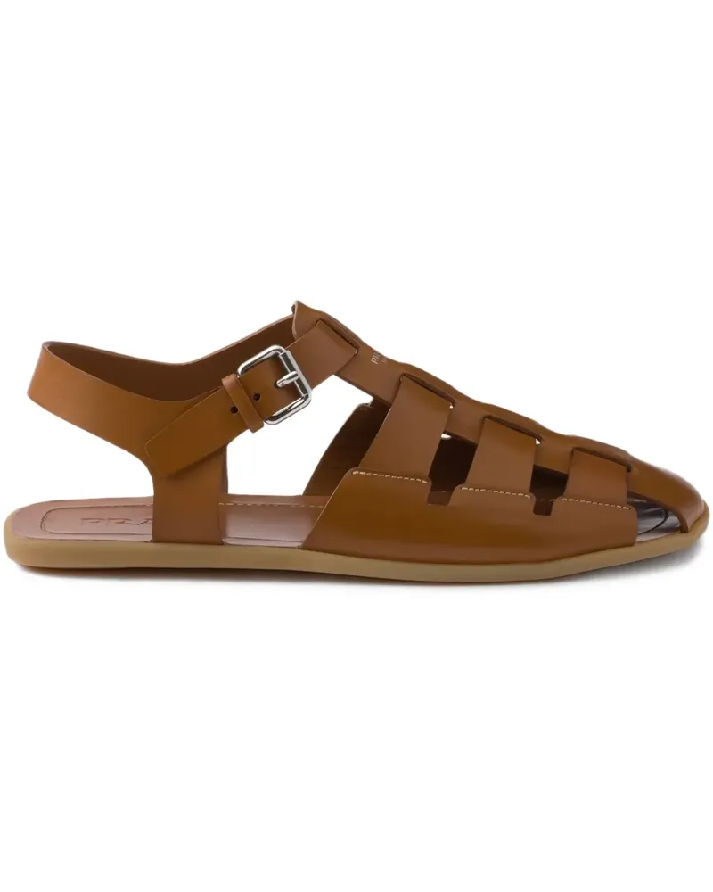 Prada Sandalen aus Leder - Braun Braun