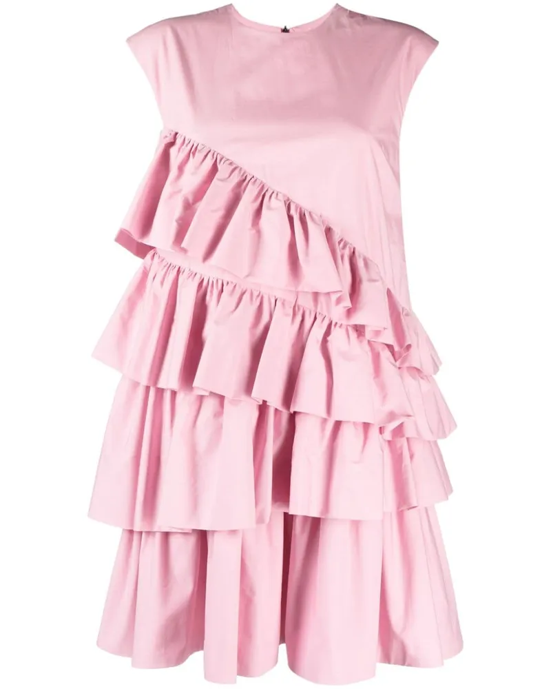 MSGM Kleid mit Rüschen Rosa