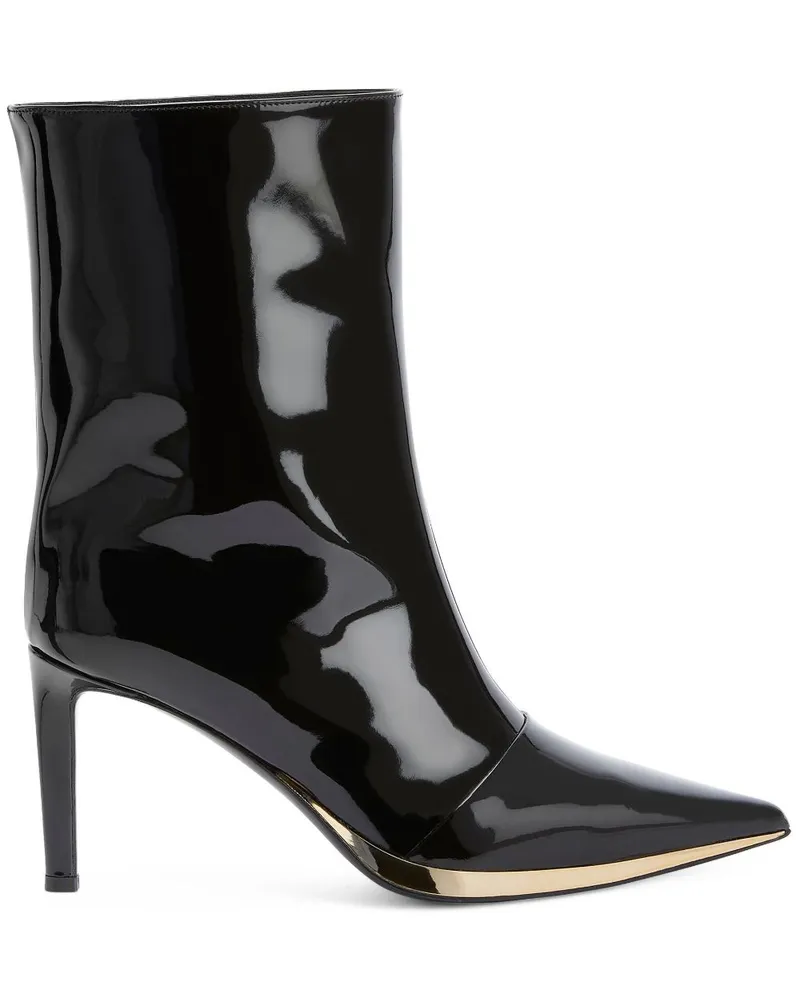 Giuseppe Zanotti Virgyn Boot Stiefeletten mit spitzer Kappe 85mm - Schwarz Schwarz
