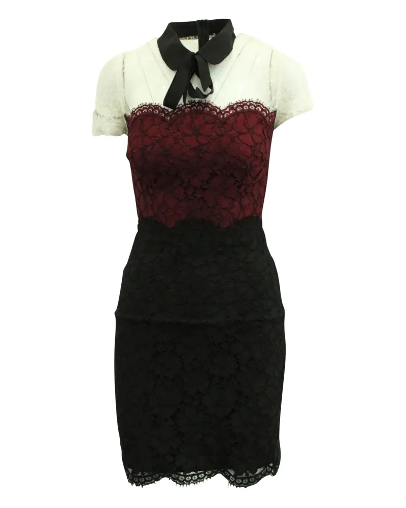 Sandro laced dress - Schwarz Schwarz