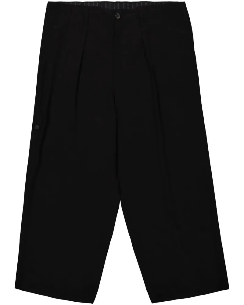 Yohji Yamamoto R Coin PKT Hose - Schwarz Schwarz
