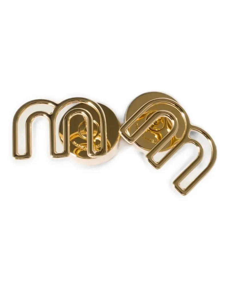 Miu Miu metal earrings - Gold Gold